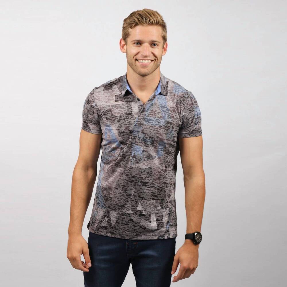 NEW EIGHT X print polo shirt in multi